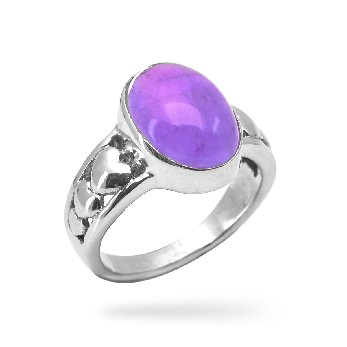 Bague amethyste argent Joanna